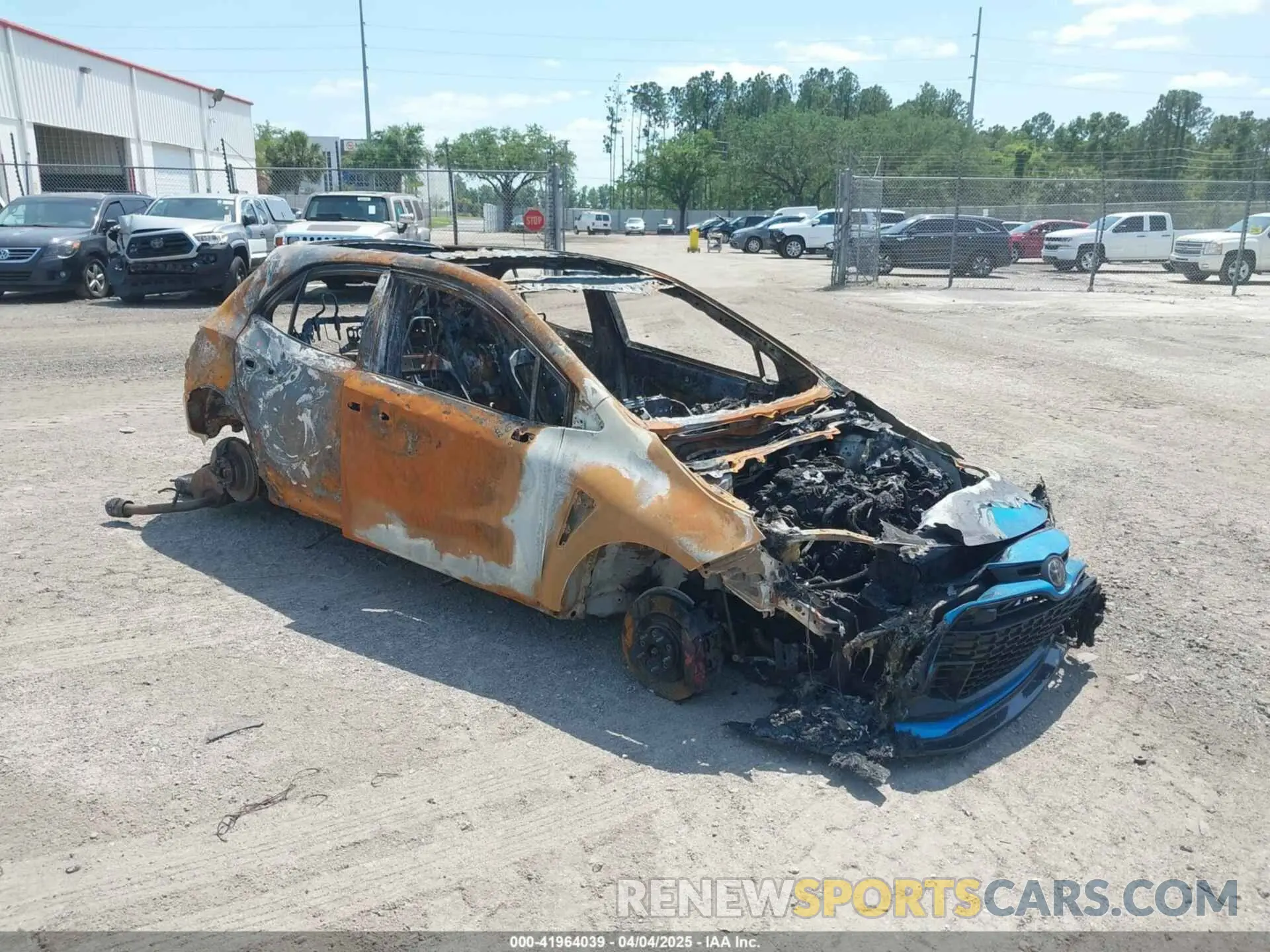 1 Photograph of a damaged car JTNABAAE4RA014257 TOYOTA GR COROLLA 2024