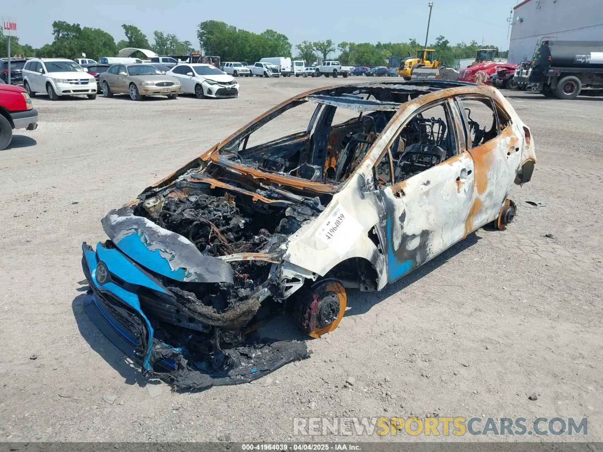 2 Photograph of a damaged car JTNABAAE4RA014257 TOYOTA GR COROLLA 2024