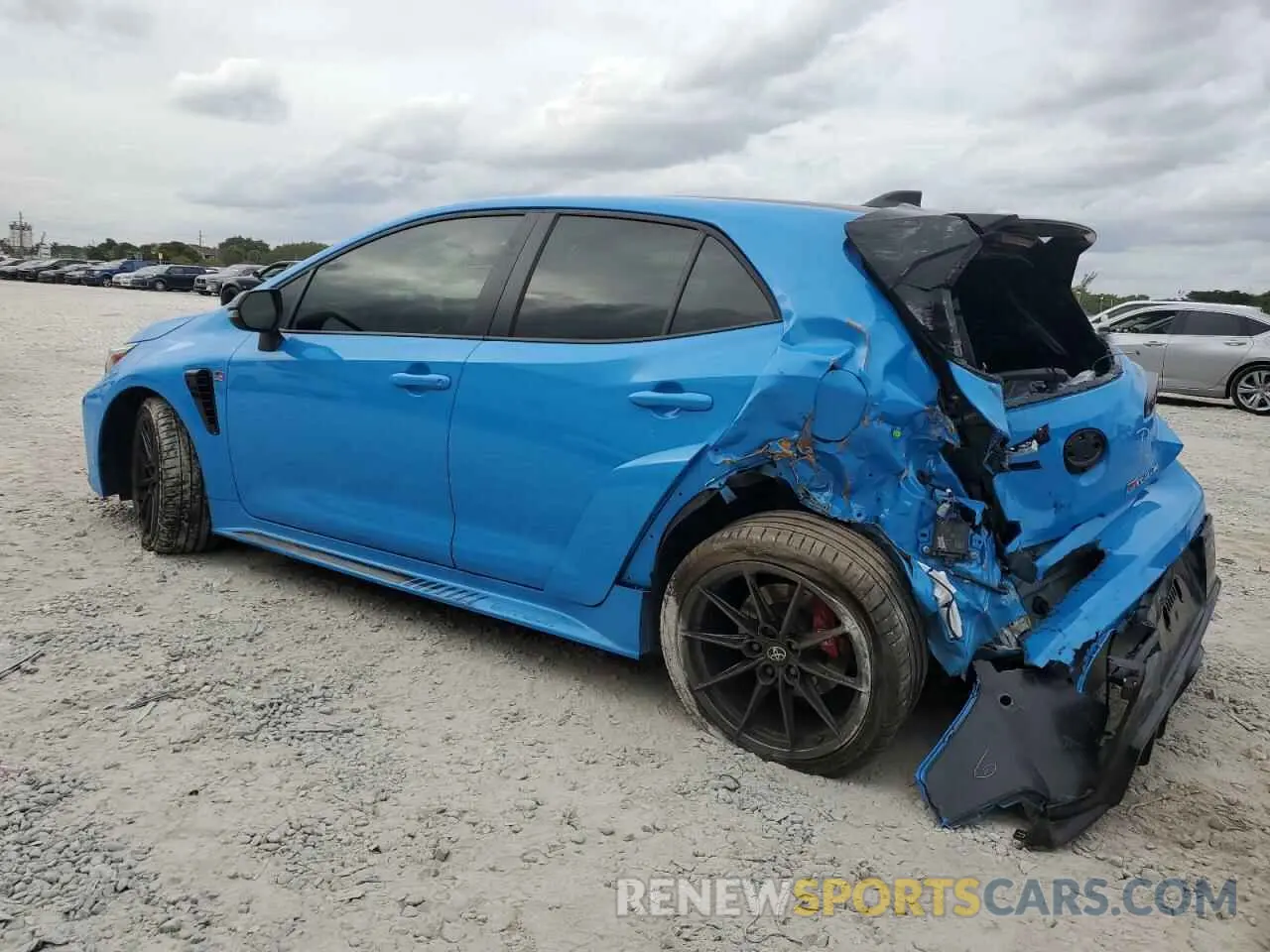 2 Photograph of a damaged car JTNABAAE6RA010744 TOYOTA GR COROLLA 2024