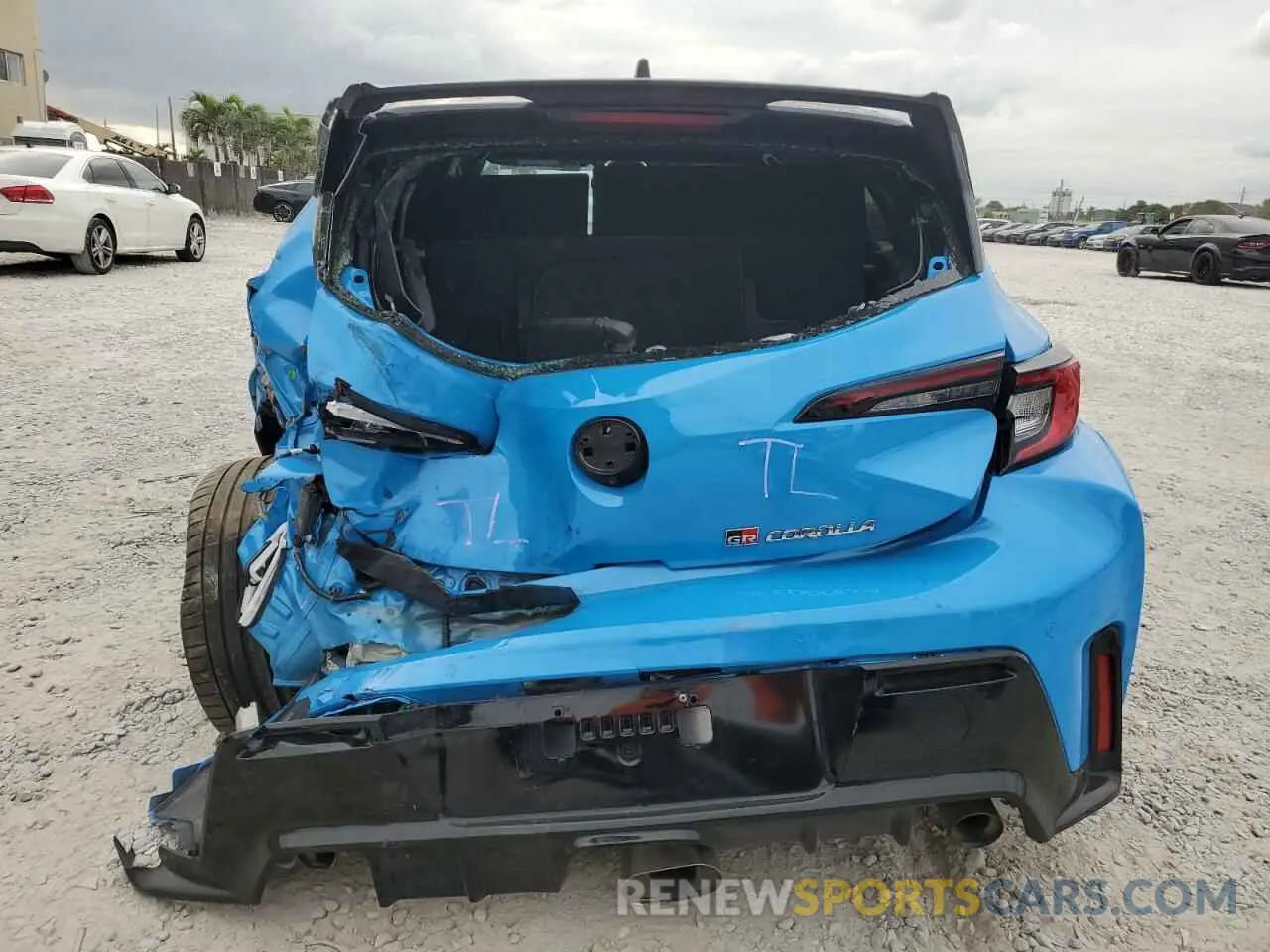 6 Photograph of a damaged car JTNABAAE6RA010744 TOYOTA GR COROLLA 2024