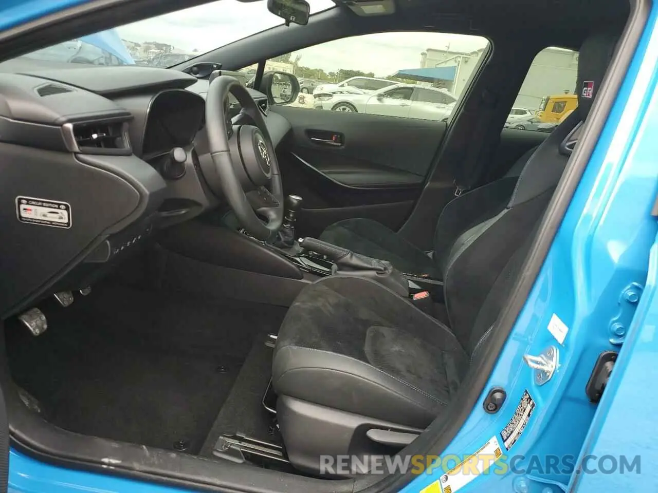 7 Photograph of a damaged car JTNABAAE6RA010744 TOYOTA GR COROLLA 2024