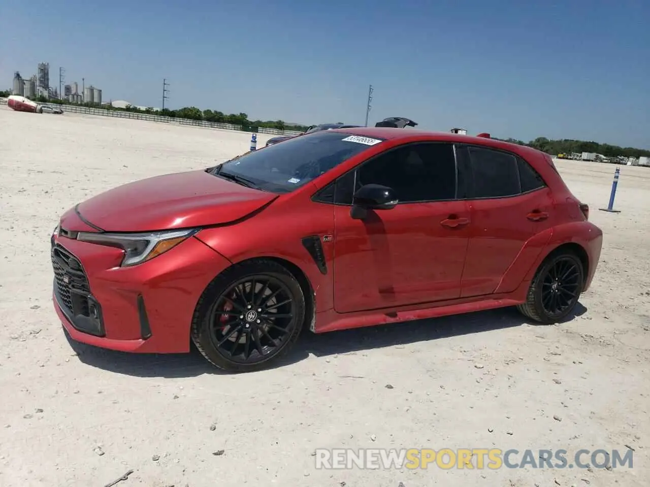 1 Photograph of a damaged car JTNABAAE6RA011022 TOYOTA GR COROLLA 2024