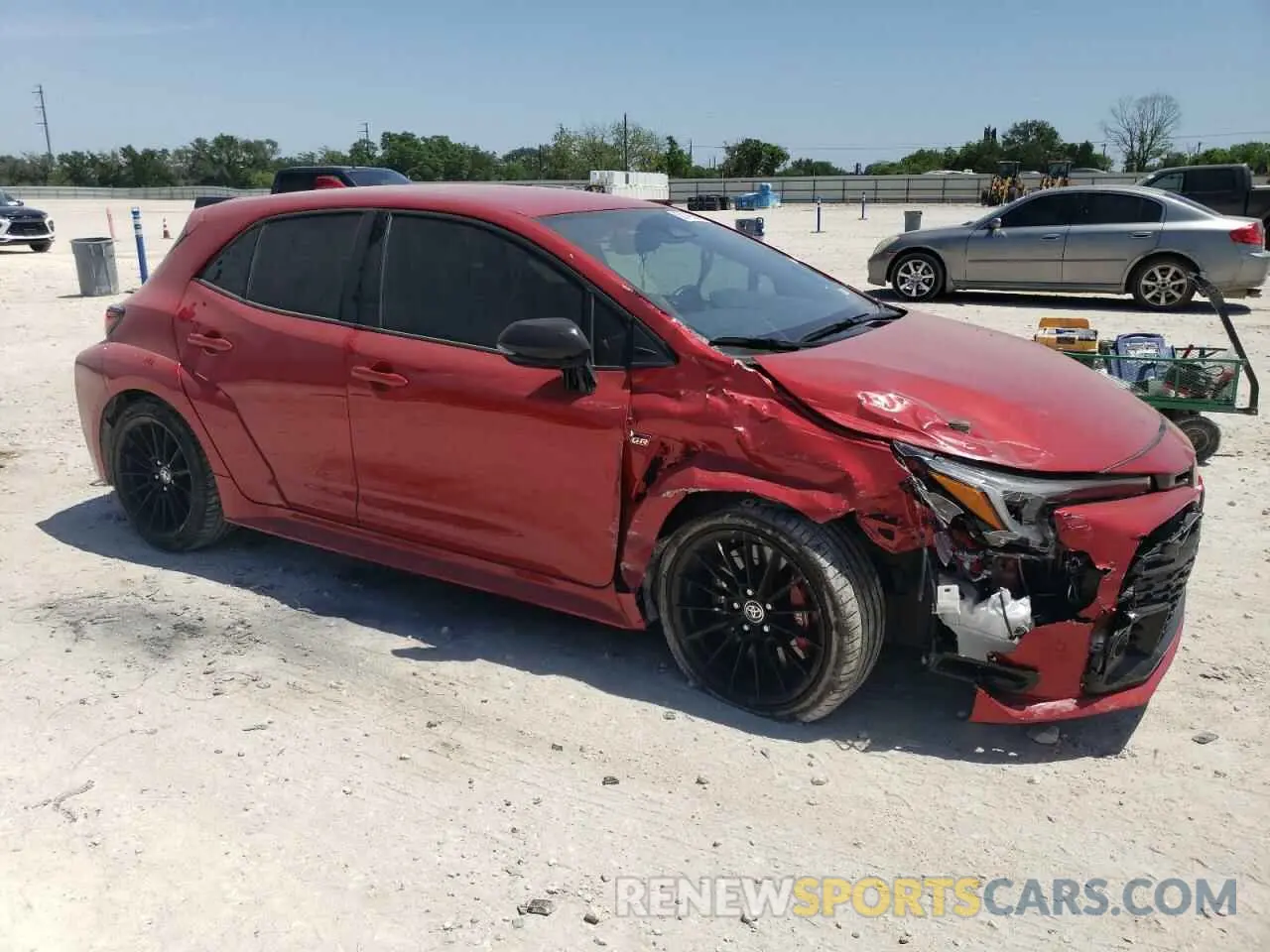 4 Photograph of a damaged car JTNABAAE6RA011022 TOYOTA GR COROLLA 2024