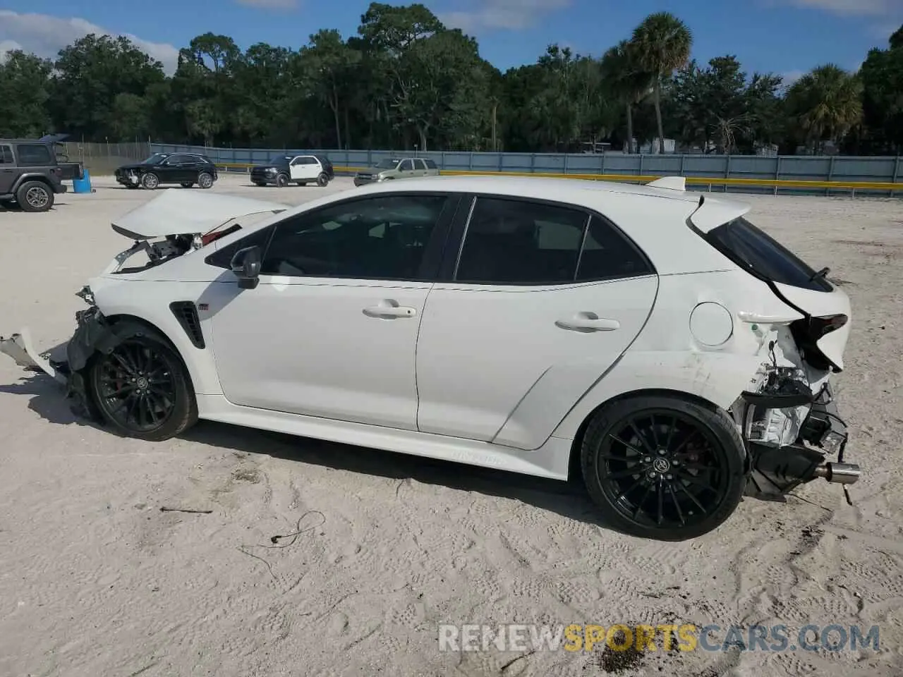 2 Photograph of a damaged car JTNABAAE6RA015801 TOYOTA GR COROLLA 2024