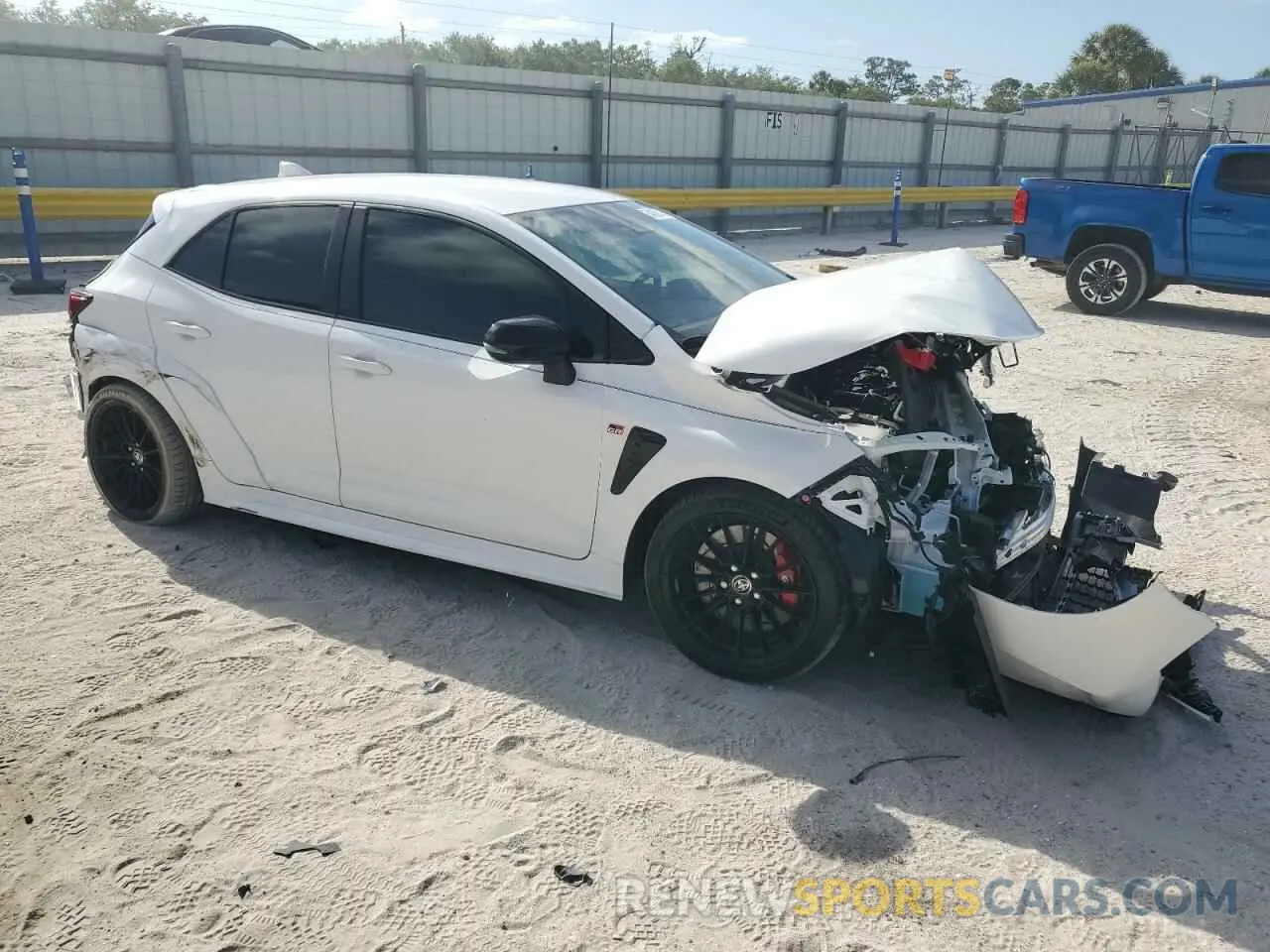 4 Photograph of a damaged car JTNABAAE6RA015801 TOYOTA GR COROLLA 2024