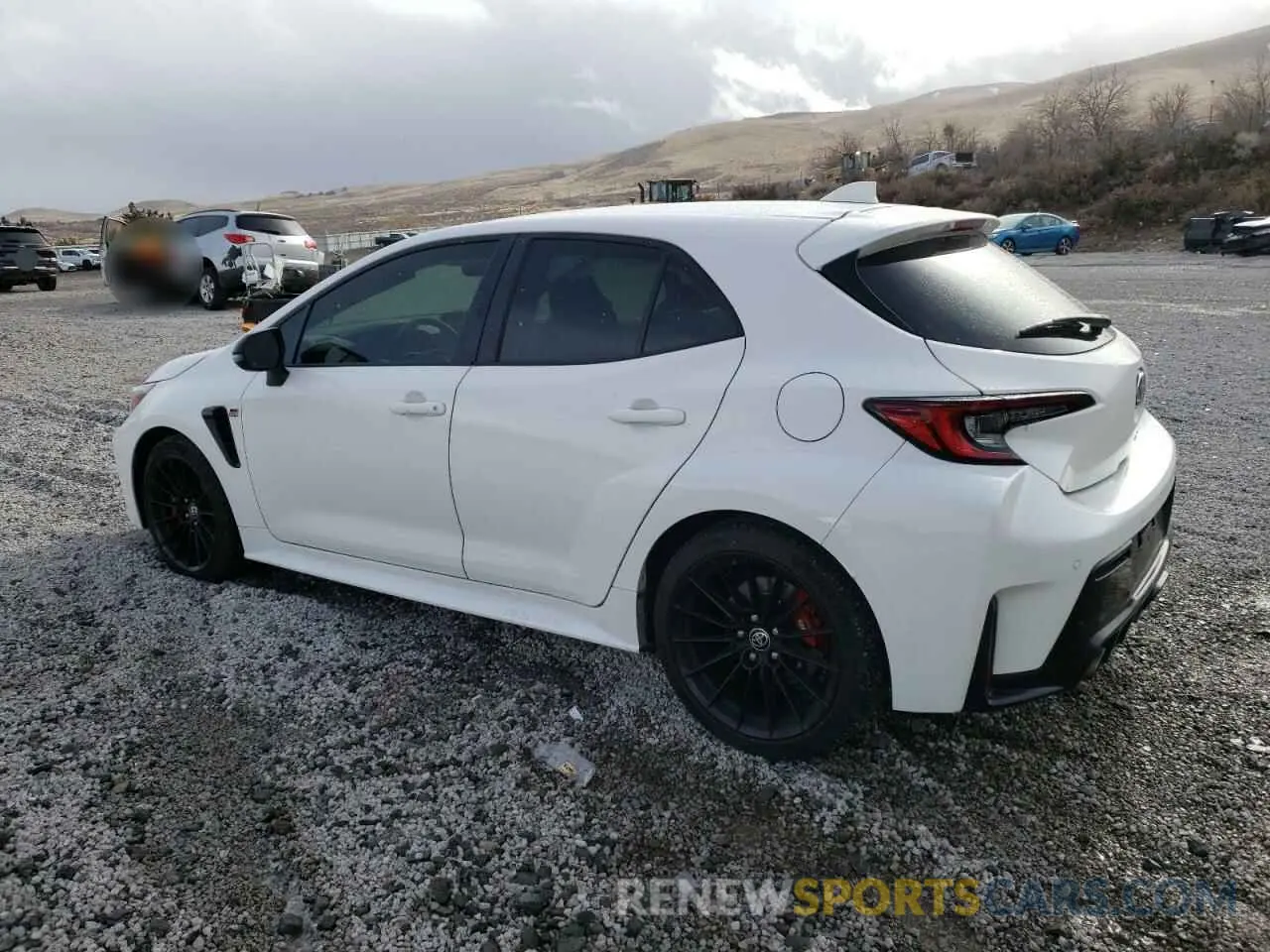 2 Photograph of a damaged car JTNABAAE7RA012647 TOYOTA GR COROLLA 2024
