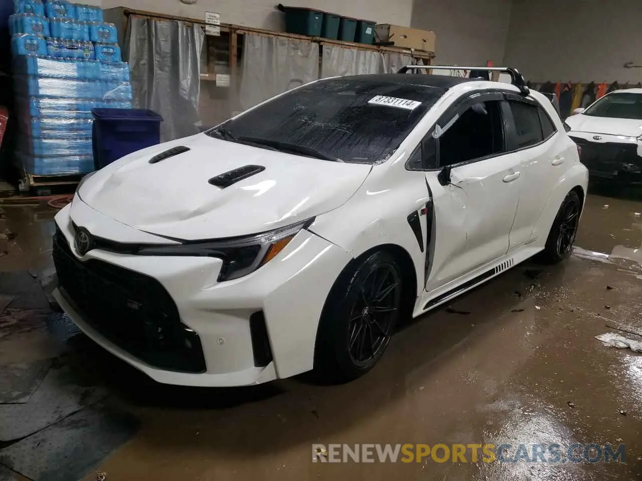 1 Photograph of a damaged car JTNABAAE7RA013023 TOYOTA GR COROLLA 2024