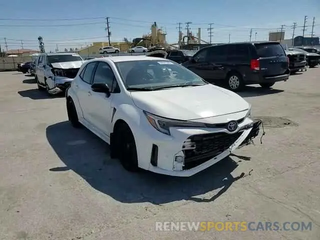 10 Photograph of a damaged car JTNABAAE7RA013636 TOYOTA GR COROLLA 2024