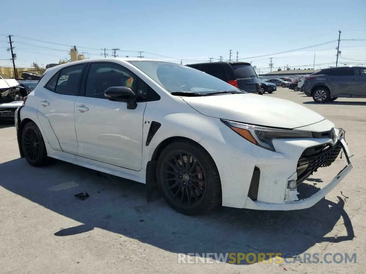 4 Photograph of a damaged car JTNABAAE7RA013636 TOYOTA GR COROLLA 2024