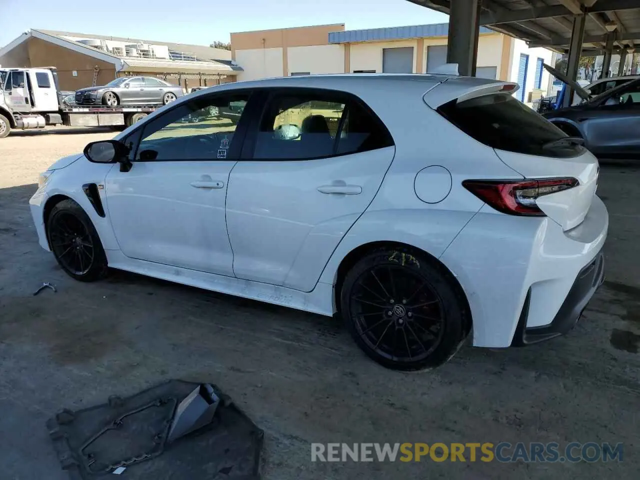 2 Photograph of a damaged car JTNABAAE9RA013704 TOYOTA GR COROLLA 2024