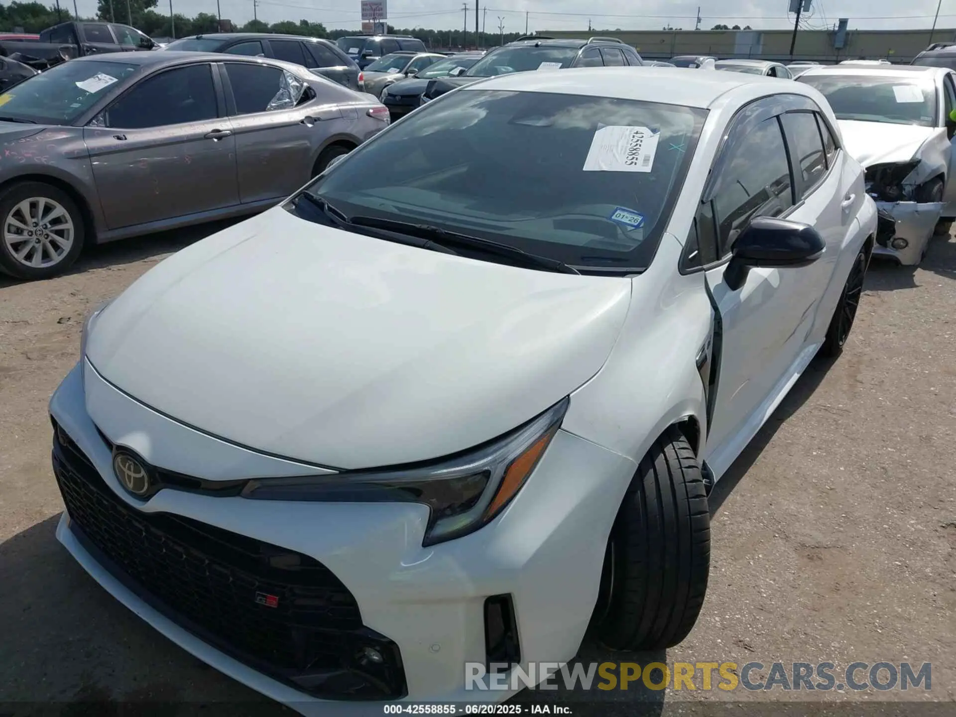 2 Photograph of a damaged car JTNABAAEXRA008804 TOYOTA GR COROLLA 2024