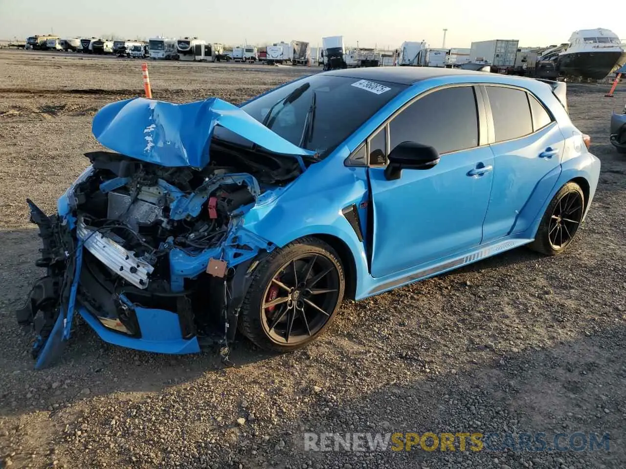 1 Photograph of a damaged car JTNABAAEXRA013520 TOYOTA GR COROLLA 2024