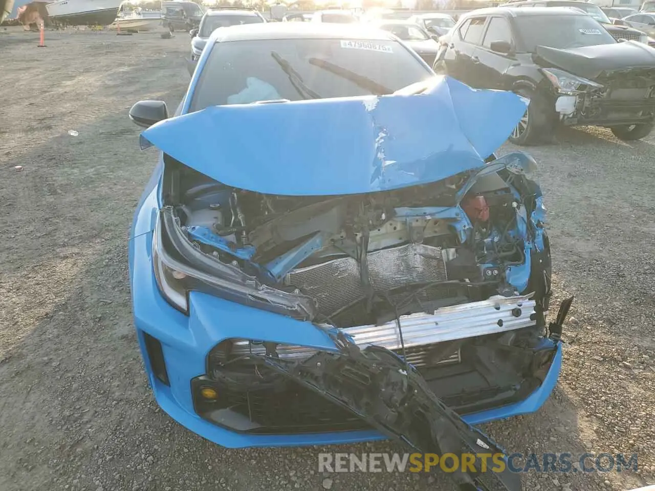 5 Photograph of a damaged car JTNABAAEXRA013520 TOYOTA GR COROLLA 2024