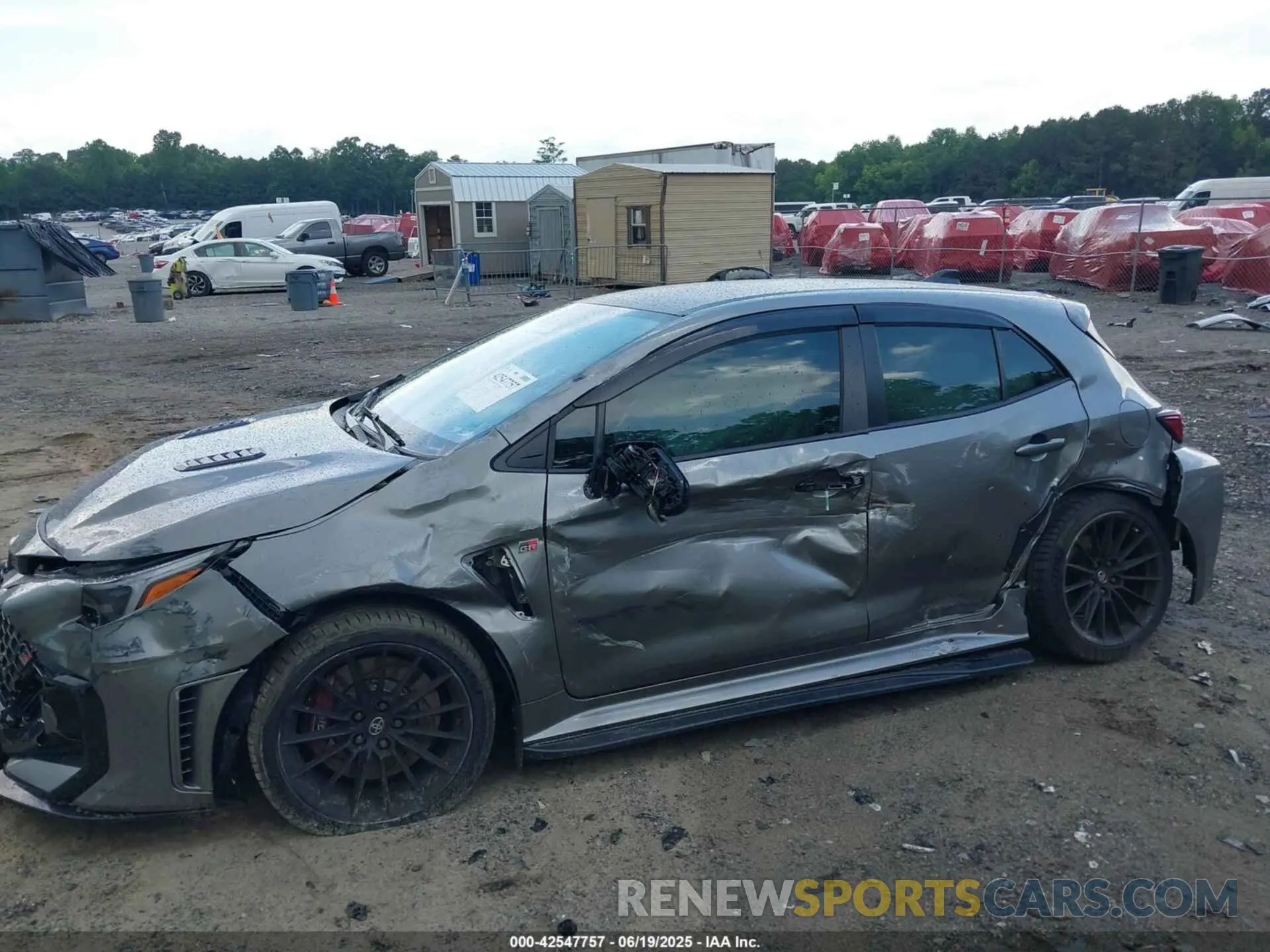 6 Photograph of a damaged car JTNABAAE7SA019135 TOYOTA GR COROLLA 2025