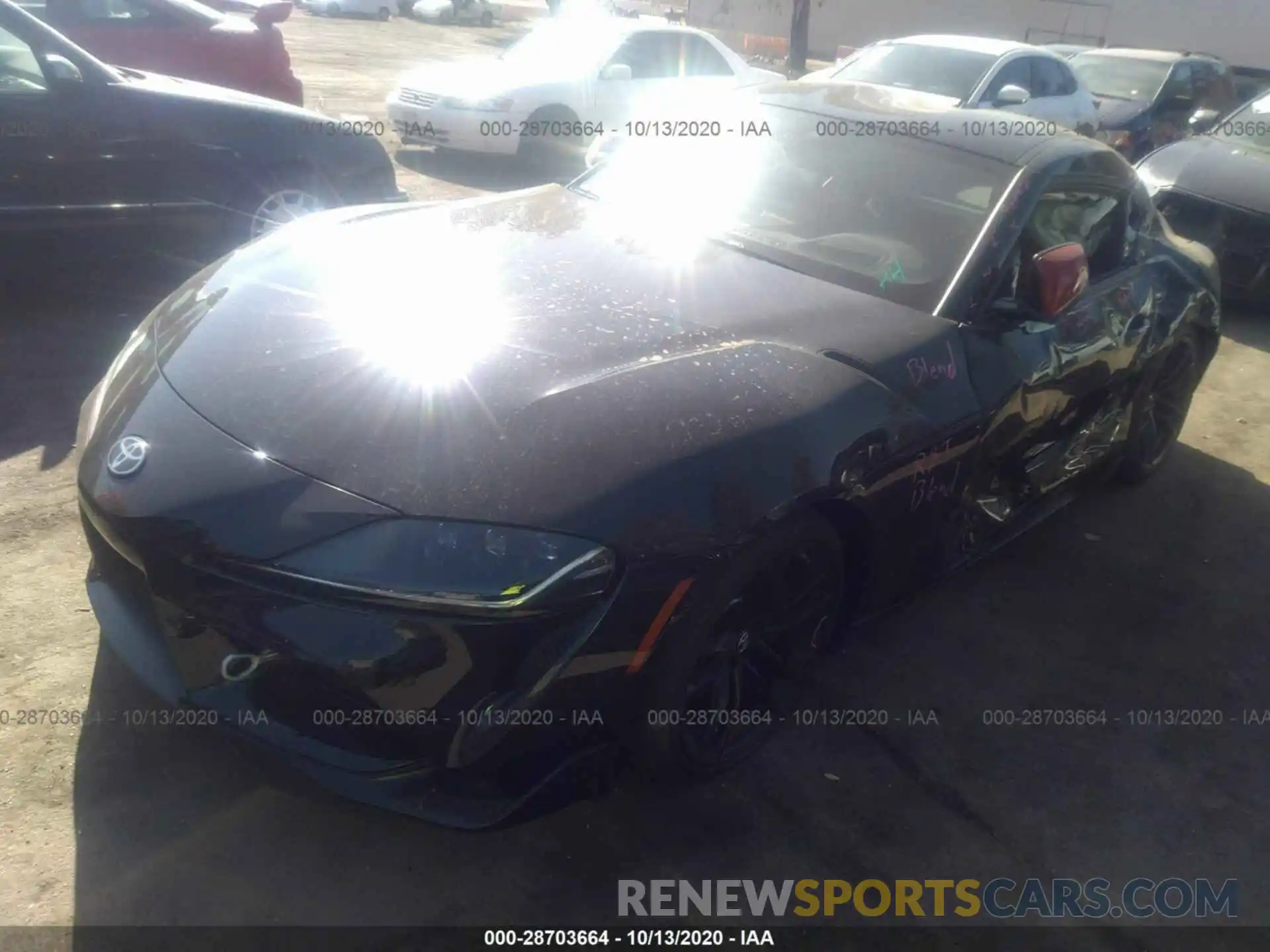 2 Photograph of a damaged car WZ1DB4C06LW021016 TOYOTA GR SUPRA 2020