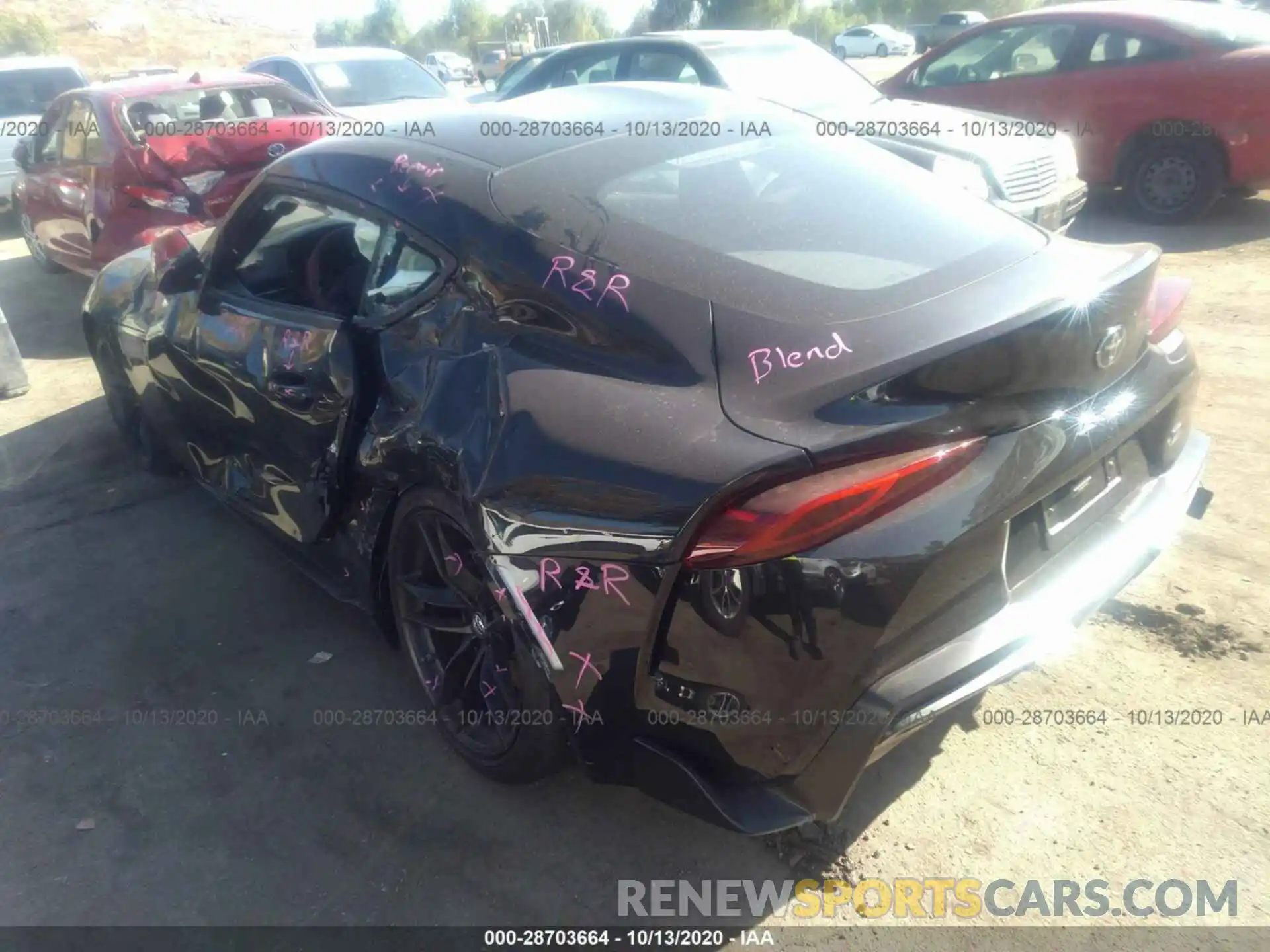 3 Photograph of a damaged car WZ1DB4C06LW021016 TOYOTA GR SUPRA 2020