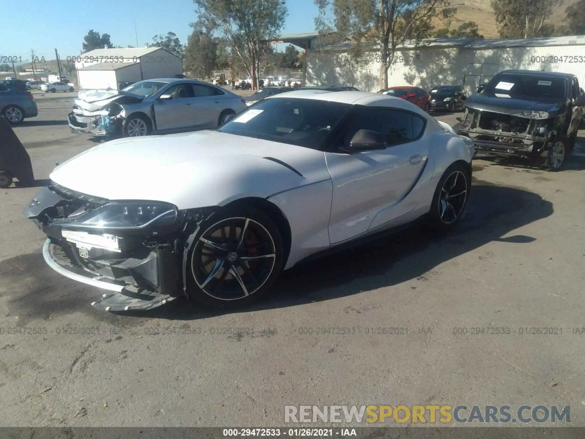 2 Photograph of a damaged car WZ1DB4C07LW023325 TOYOTA GR SUPRA 2020