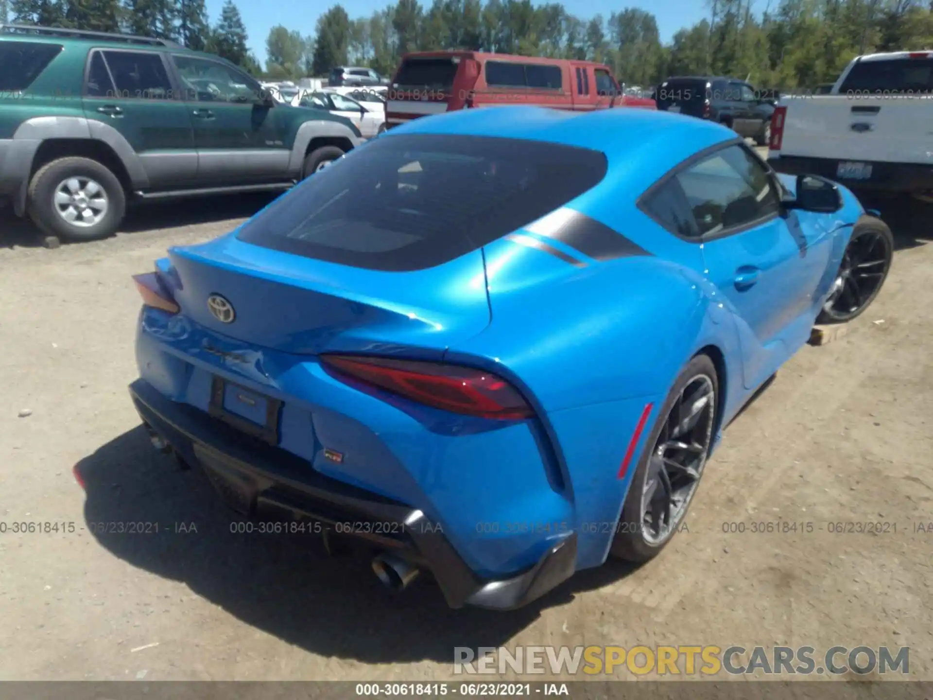 4 Photograph of a damaged car WZ1DB0C05MW036990 TOYOTA GR SUPRA 2021