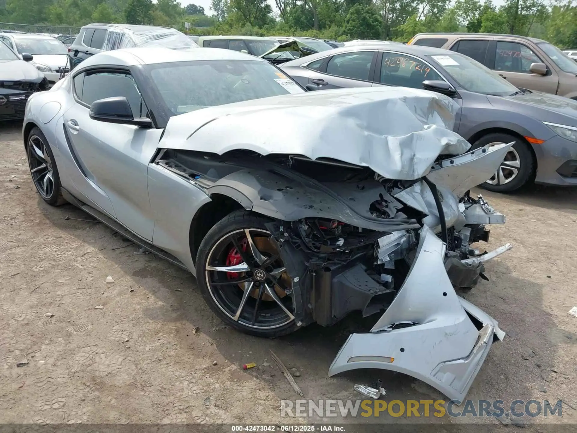 1 Photograph of a damaged car WZ1DB0C05MW038206 TOYOTA GR SUPRA 2021