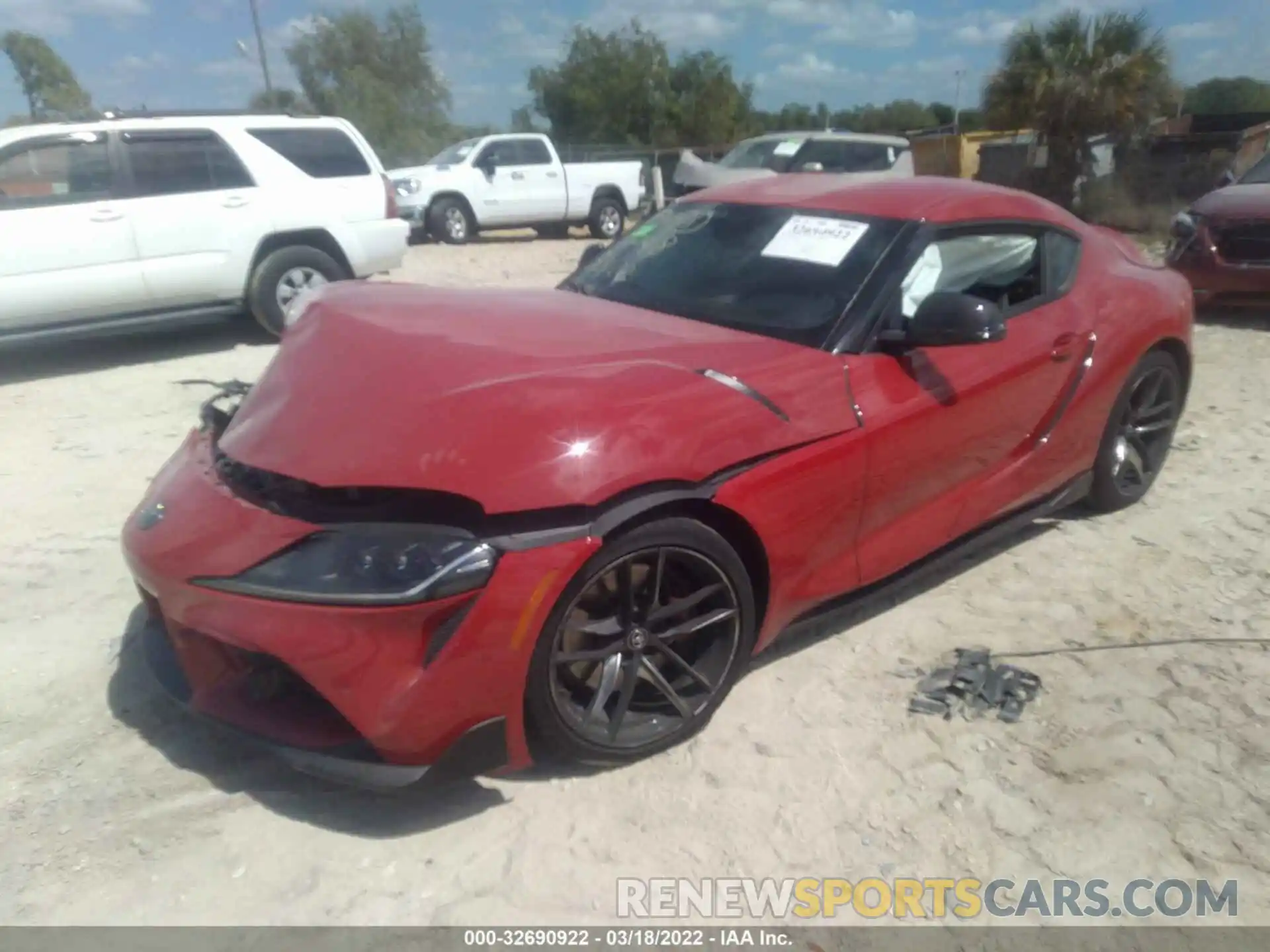 2 Photograph of a damaged car WZ1DB0C06MW036383 TOYOTA GR SUPRA 2021