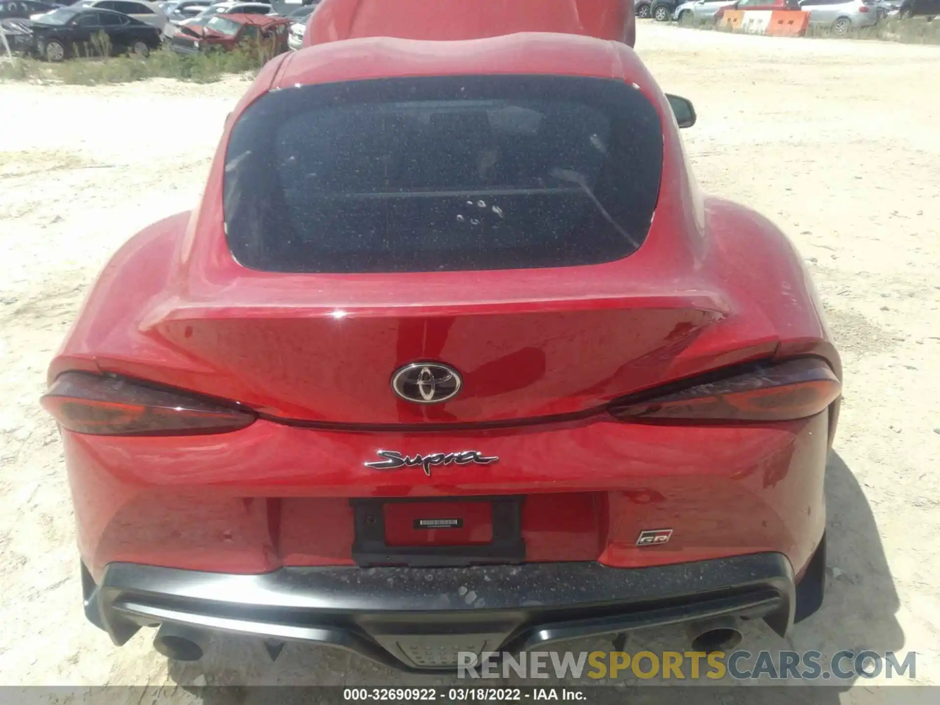 8 Photograph of a damaged car WZ1DB0C06MW036383 TOYOTA GR SUPRA 2021