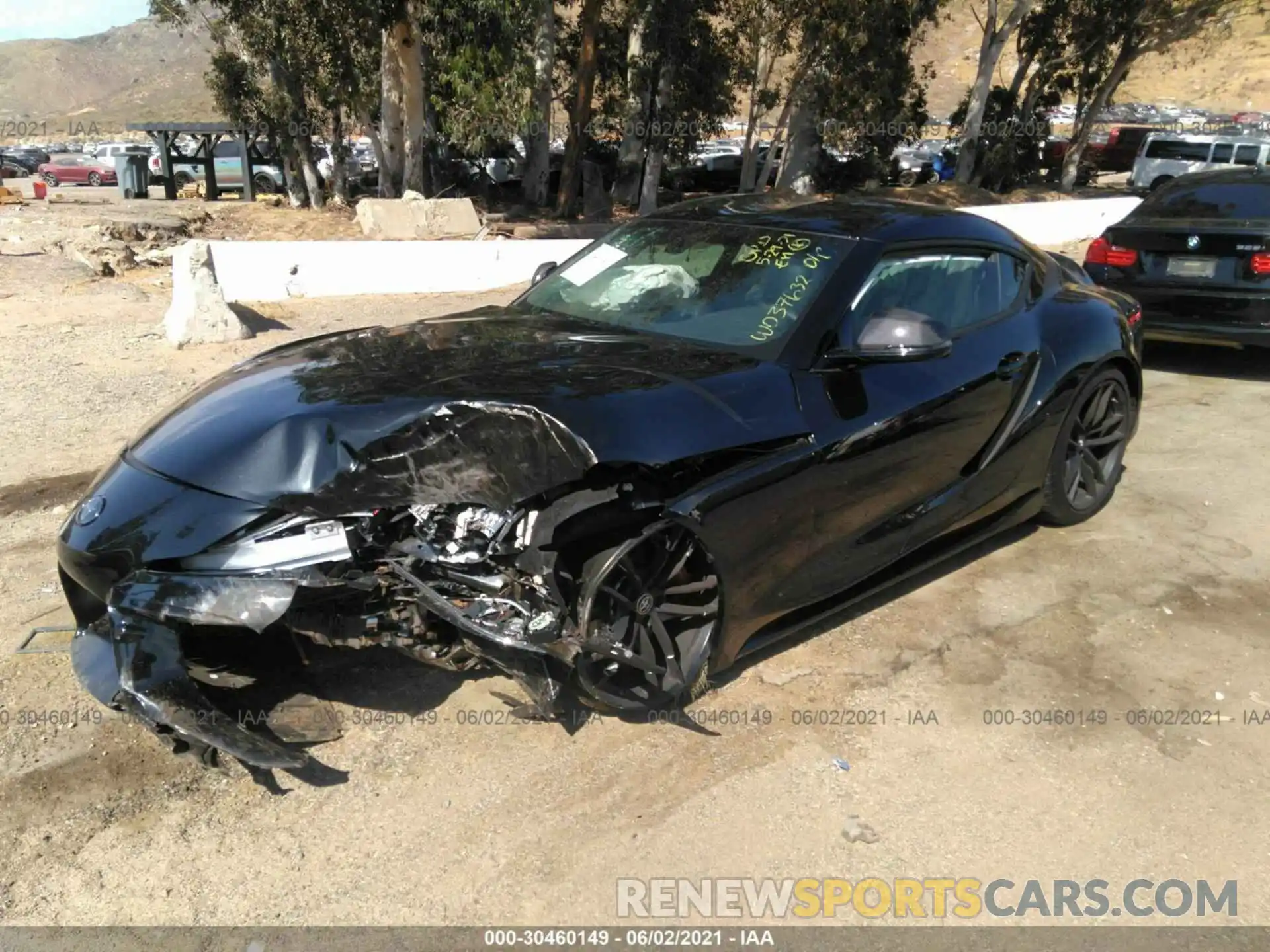 2 Photograph of a damaged car WZ1DB0C06MW037632 TOYOTA GR SUPRA 2021