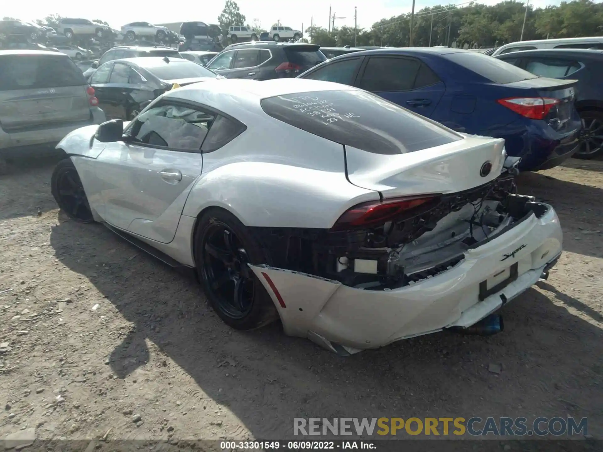 3 Photograph of a damaged car WZ1DB0C06MW043480 TOYOTA GR SUPRA 2021