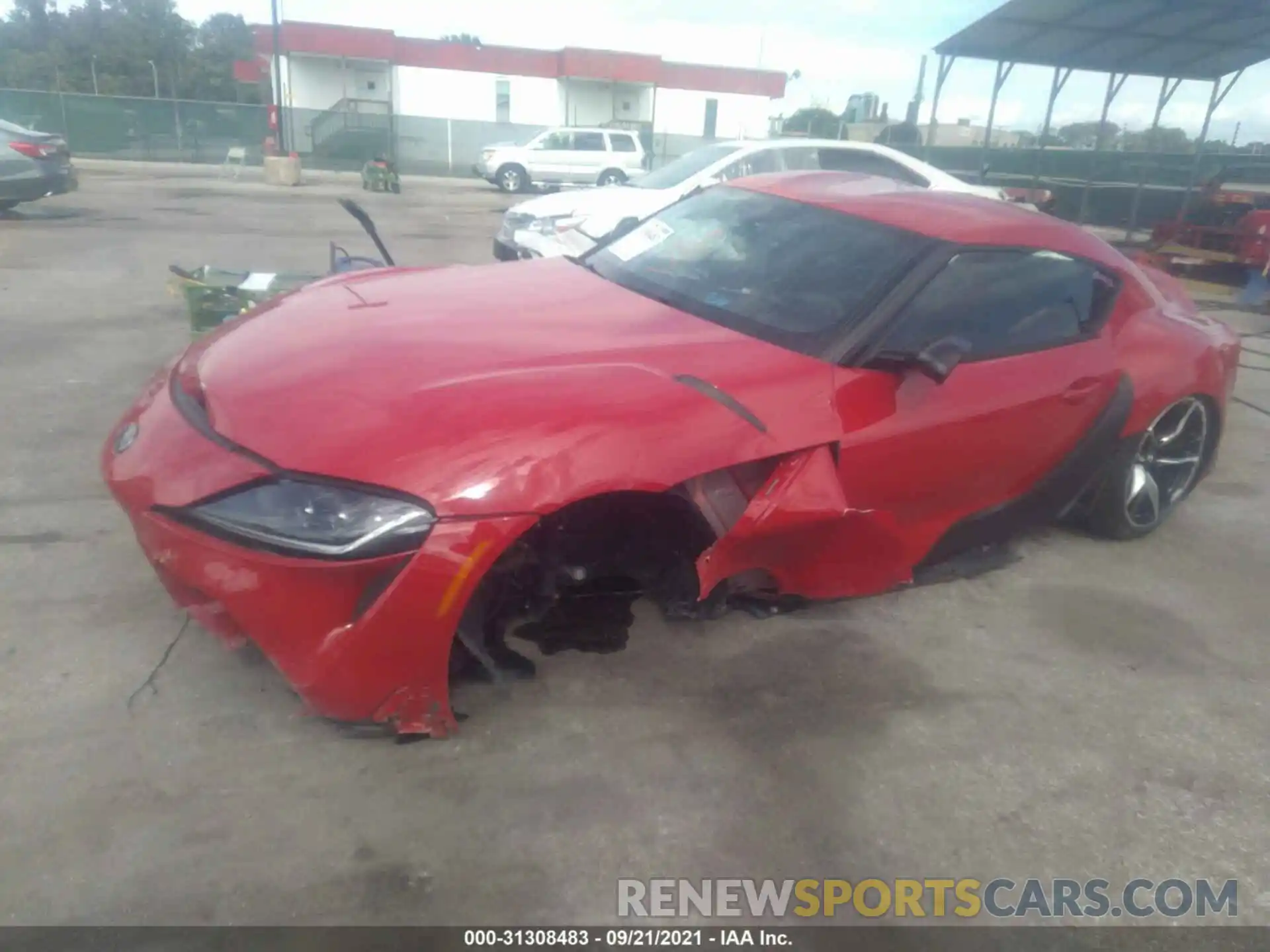 2 Photograph of a damaged car WZ1DB0C07MW042385 TOYOTA GR SUPRA 2021