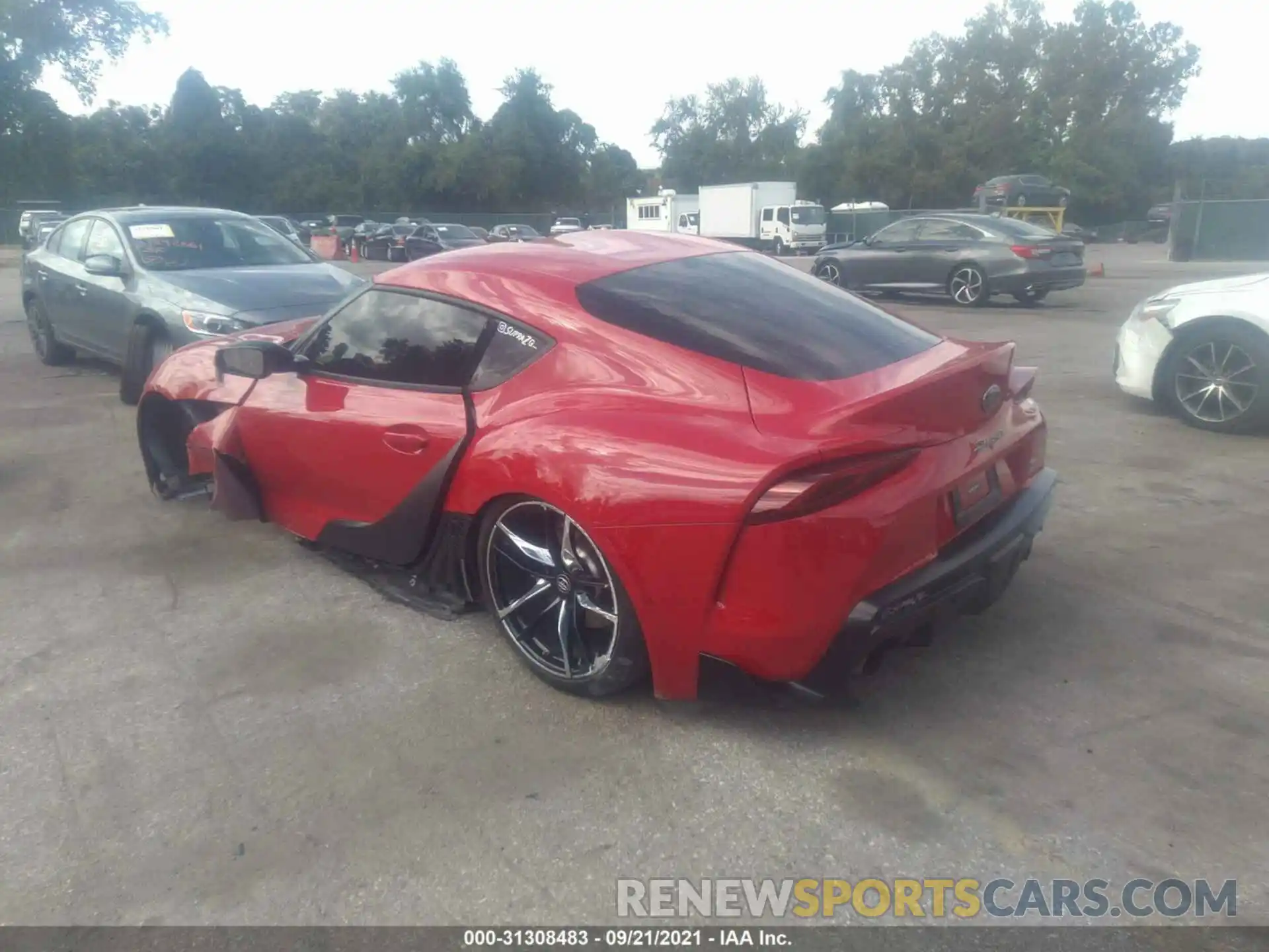 3 Photograph of a damaged car WZ1DB0C07MW042385 TOYOTA GR SUPRA 2021