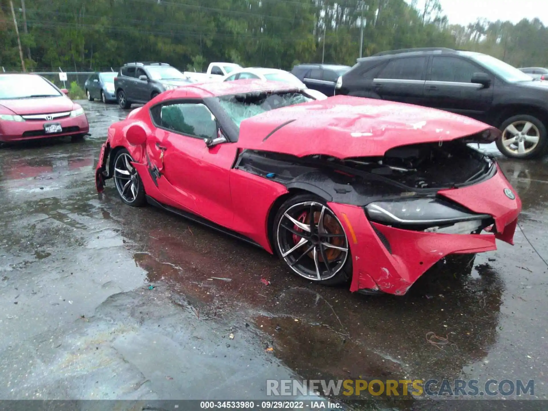 1 Photograph of a damaged car WZ1DB0C08MW043951 TOYOTA GR SUPRA 2021