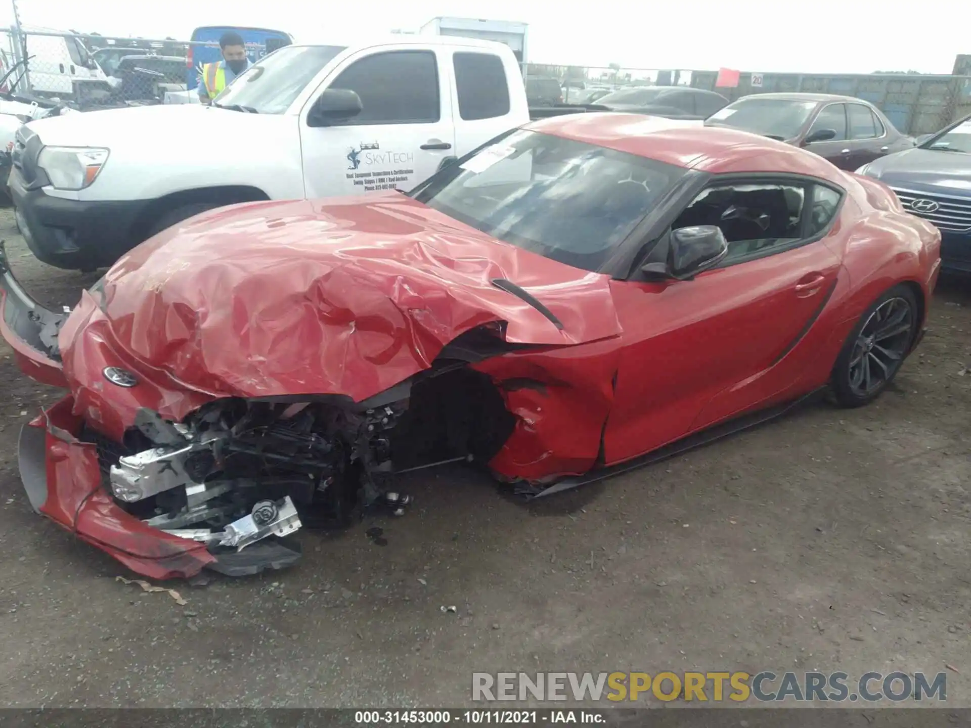 2 Photograph of a damaged car WZ1DB2C06MW036864 TOYOTA GR SUPRA 2021