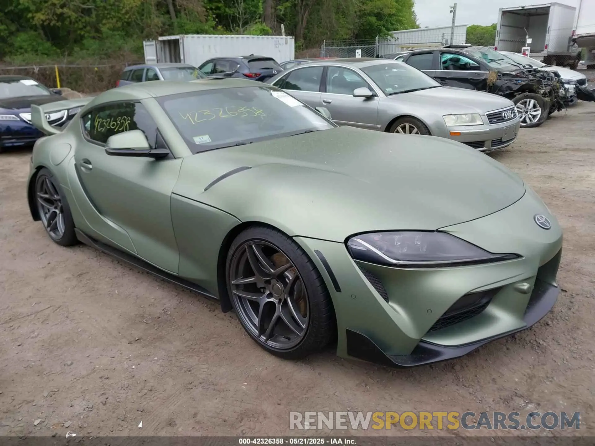 1 Photograph of a damaged car WZ1DB2C09MW039628 TOYOTA GR SUPRA 2021