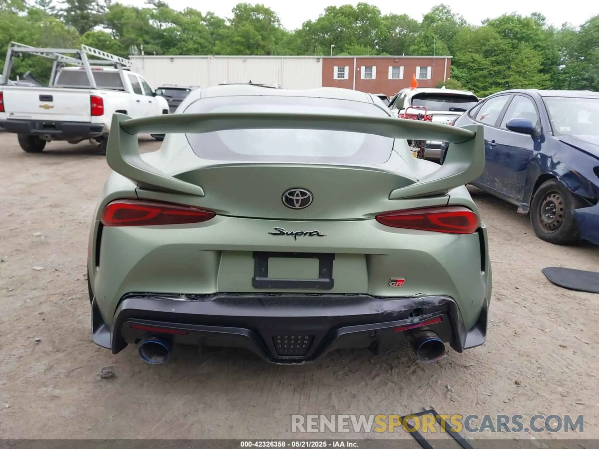 16 Photograph of a damaged car WZ1DB2C09MW039628 TOYOTA GR SUPRA 2021