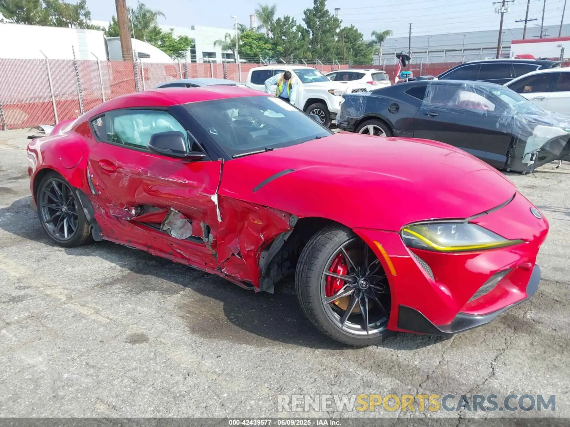 1 Photograph of a damaged car WZ1DB0C02NW048872 TOYOTA GR SUPRA 2022