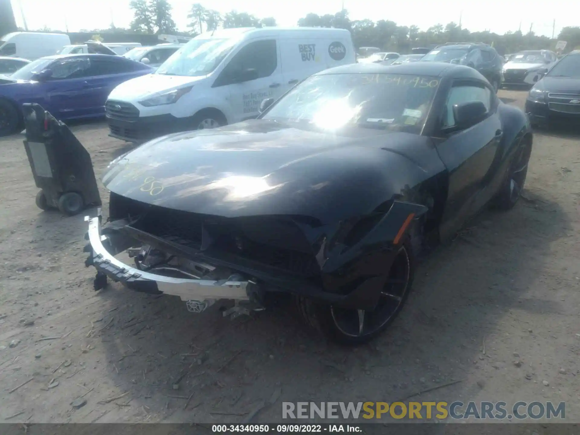 2 Photograph of a damaged car WZ1DB0C02NW052713 TOYOTA GR SUPRA 2022