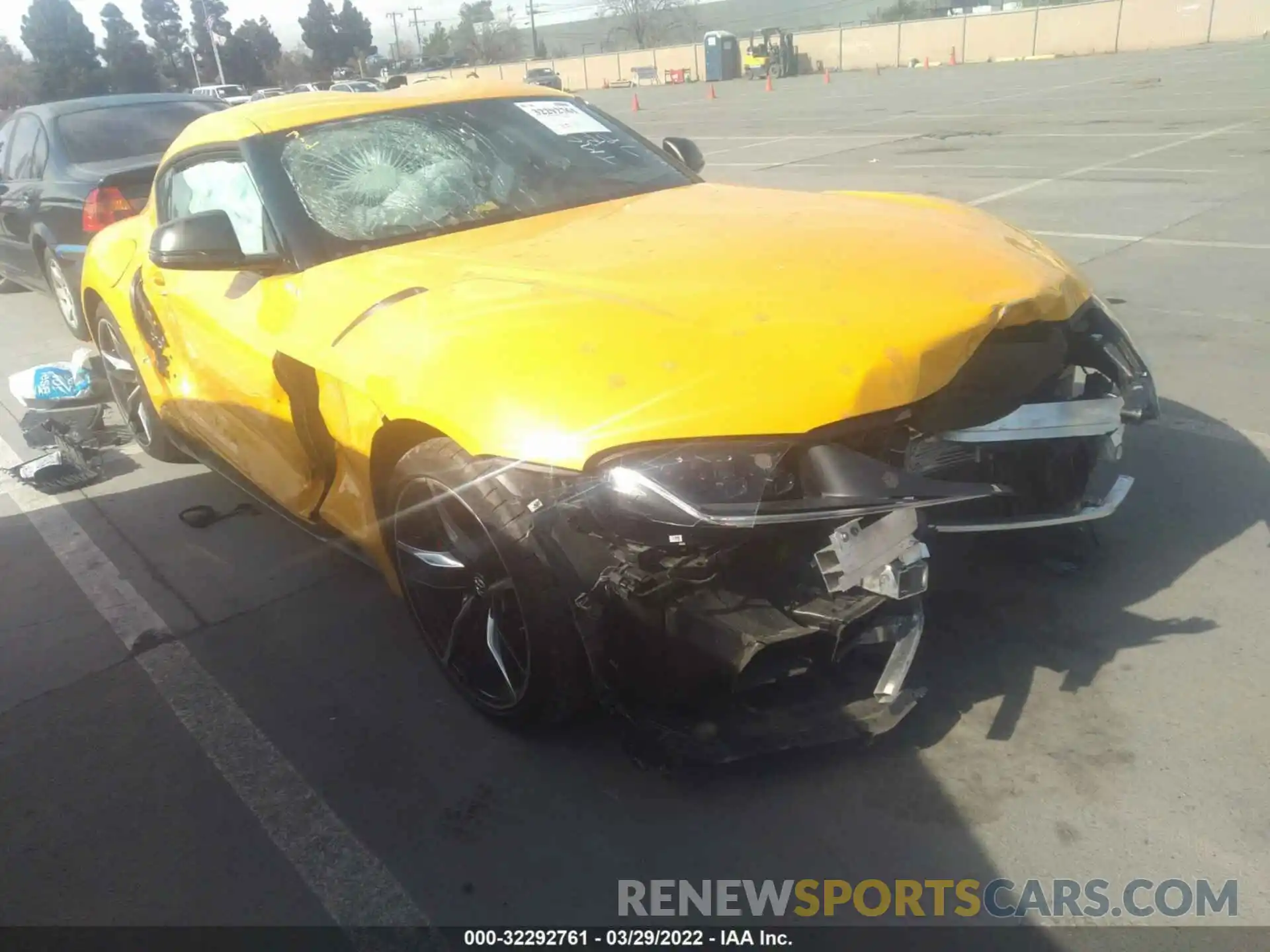 1 Photograph of a damaged car WZ1DB0C07NW046759 TOYOTA GR SUPRA 2022