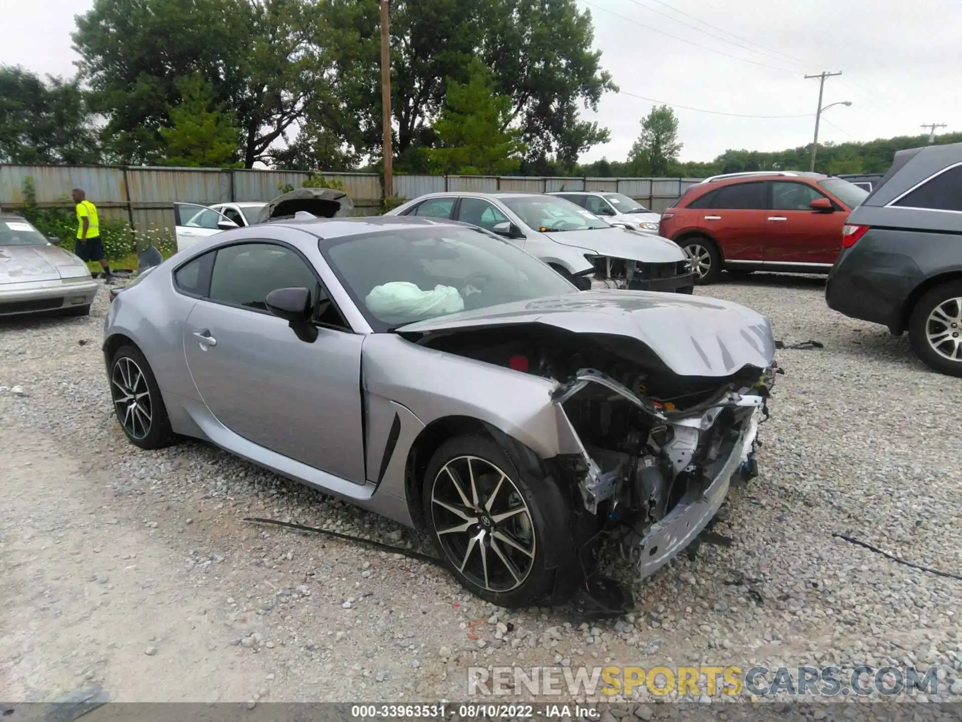 1 Photograph of a damaged car JF1ZNBB10N9750260 TOYOTA GR86 2022