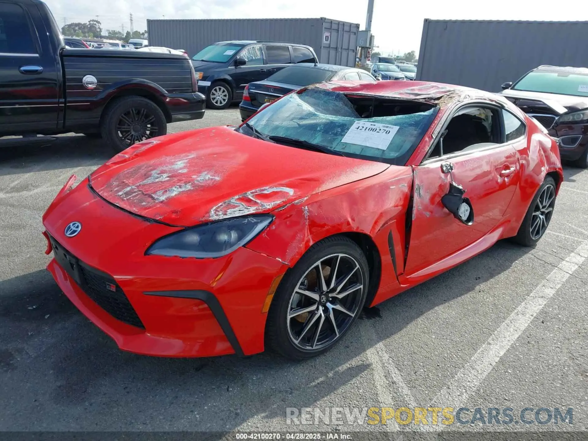 2 Photograph of a damaged car JF1ZNBB10N9756169 TOYOTA GR86 2022