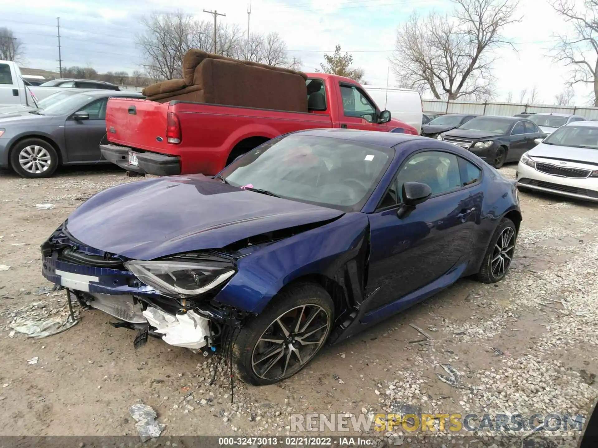 2 Photograph of a damaged car JF1ZNBB13N9750883 TOYOTA GR86 2022