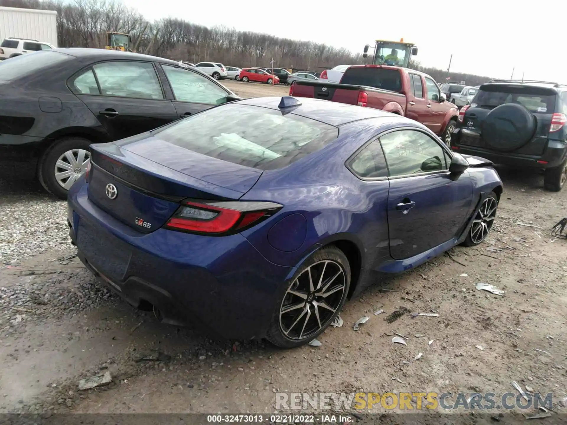 4 Photograph of a damaged car JF1ZNBB13N9750883 TOYOTA GR86 2022