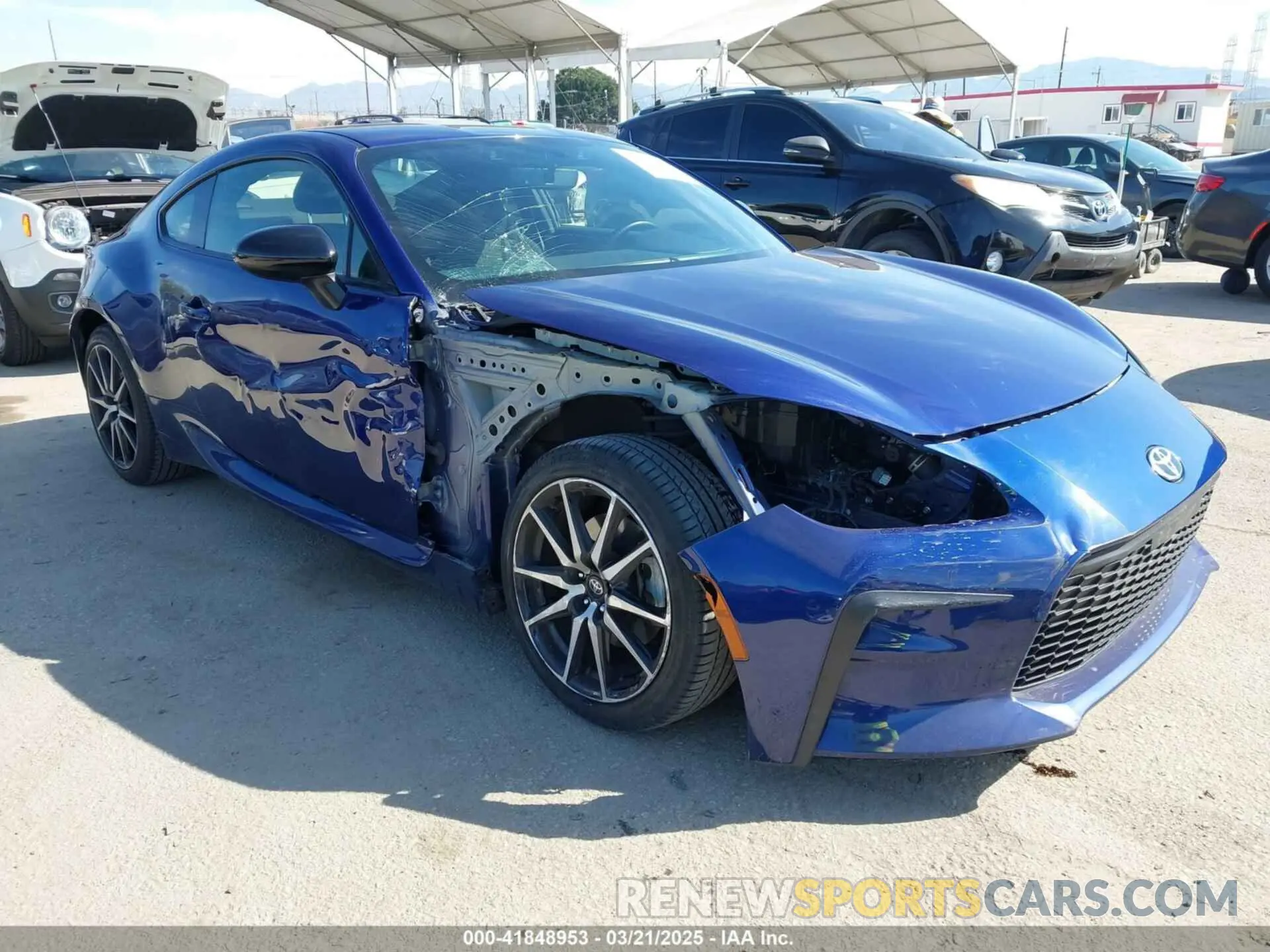 1 Photograph of a damaged car JF1ZNBC11N8751342 TOYOTA GR86 2022