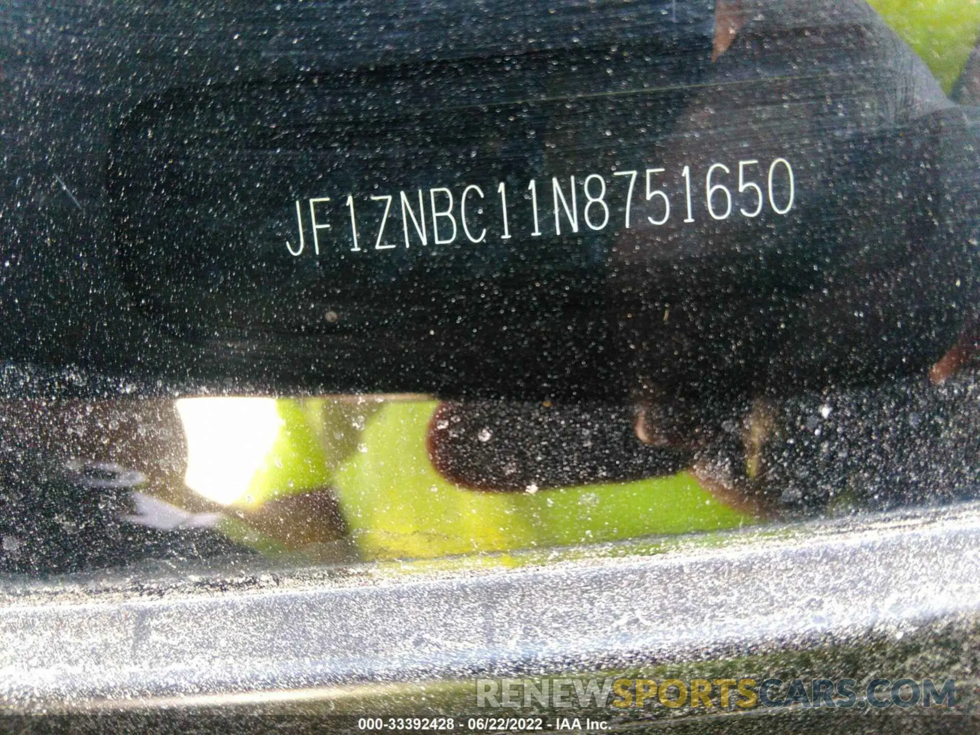 9 Photograph of a damaged car JF1ZNBC11N8751650 TOYOTA GR86 2022