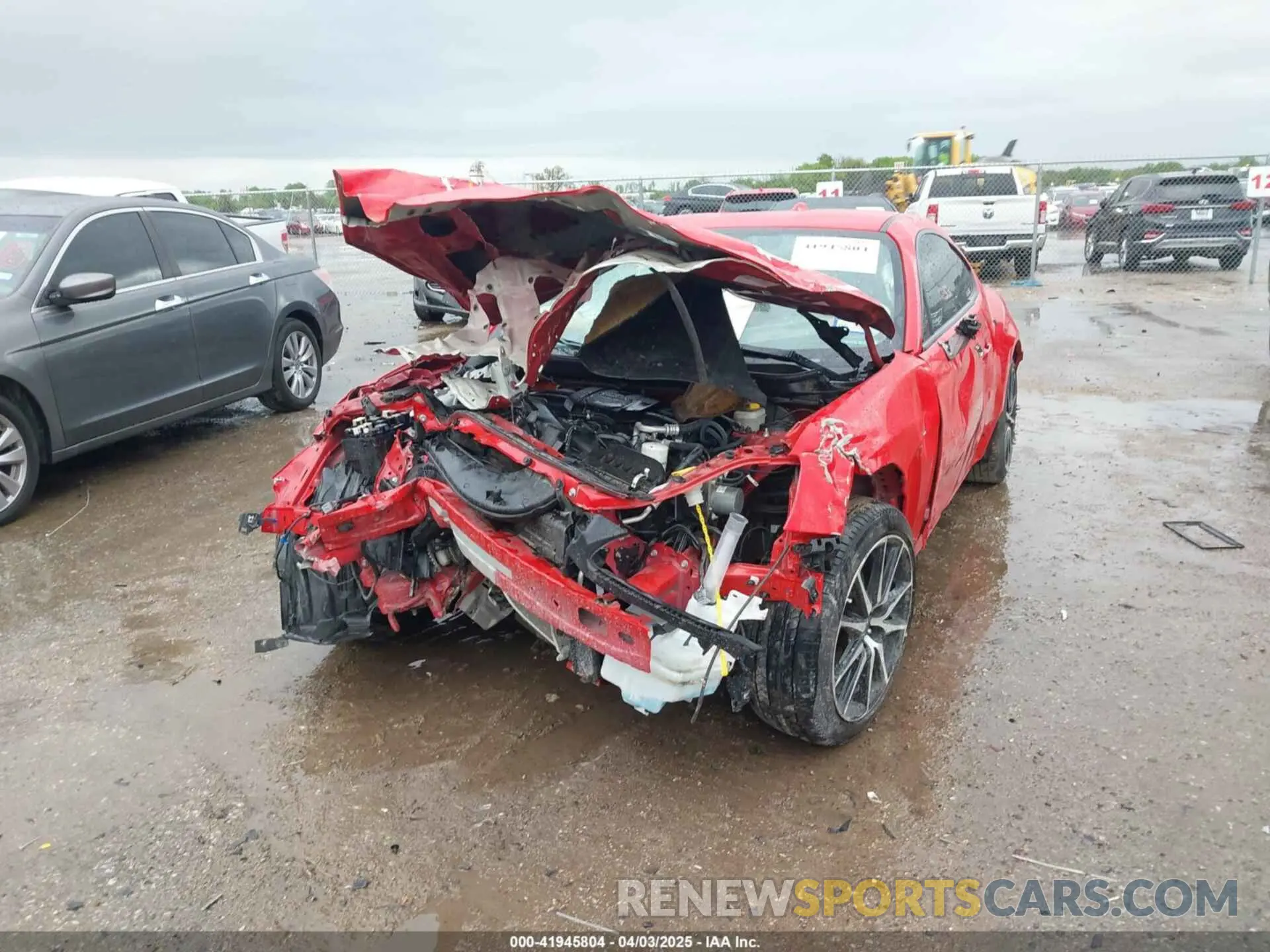 2 Photograph of a damaged car JF1ZNBC11N8755312 TOYOTA GR86 2022