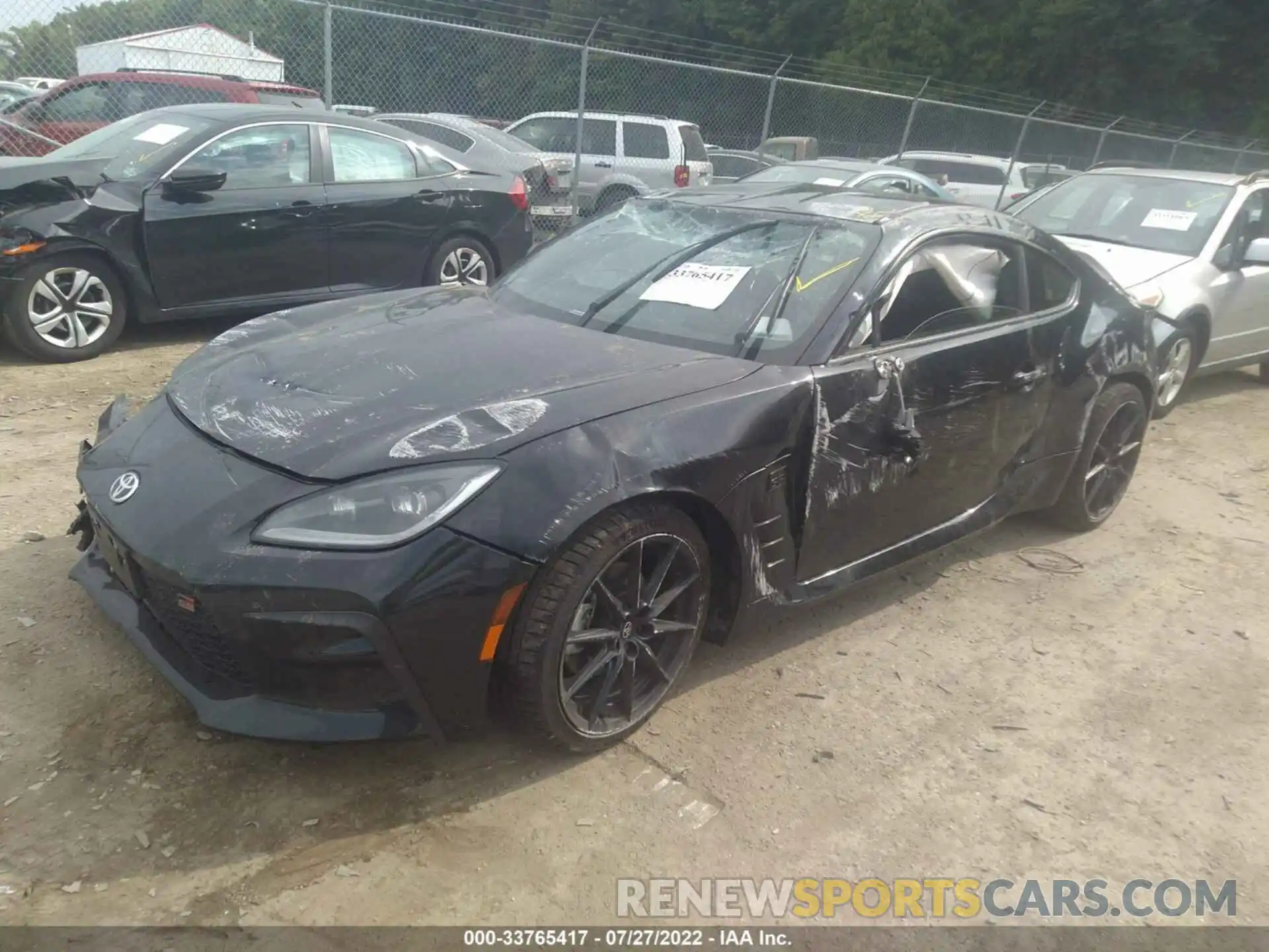 2 Photograph of a damaged car JF1ZNBF10N8750792 TOYOTA GR86 2022