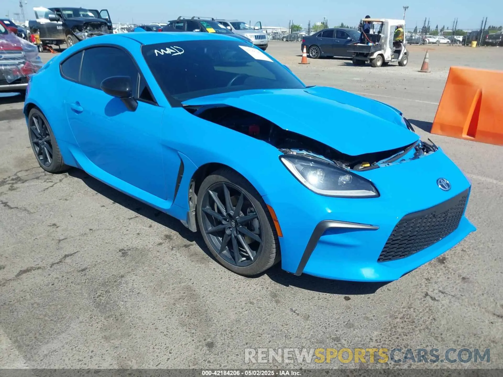 1 Photograph of a damaged car JF1ZNBF16N8751039 TOYOTA GR86 2022