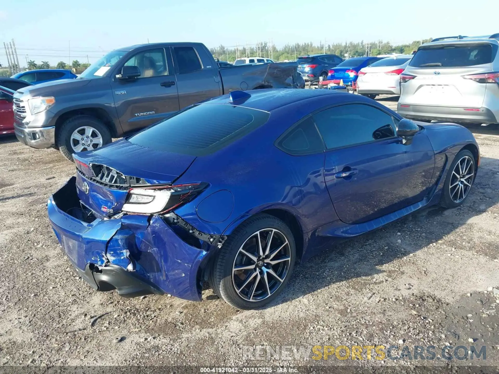 4 Photograph of a damaged car JF1ZNBC10P8756681 TOYOTA GR86 2023