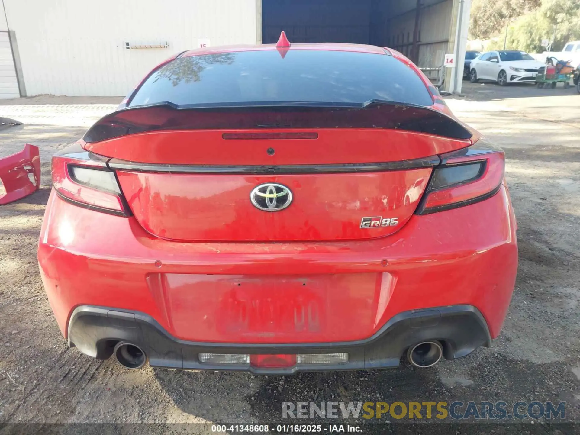 17 Photograph of a damaged car JF1ZNBC12P8754012 TOYOTA GR86 2023