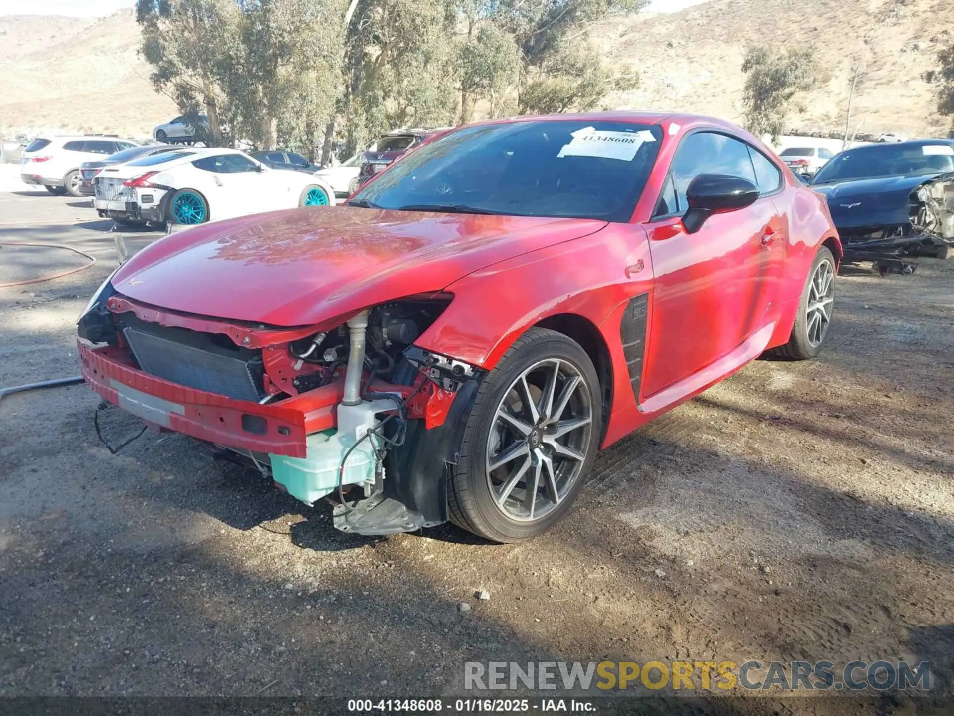2 Photograph of a damaged car JF1ZNBC12P8754012 TOYOTA GR86 2023