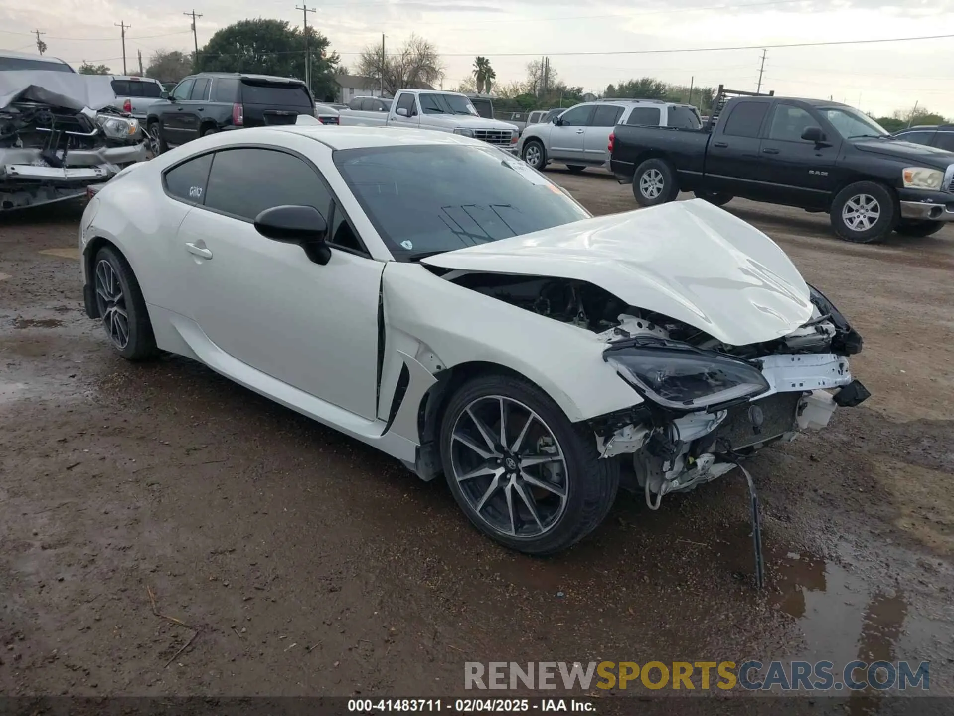 1 Photograph of a damaged car JF1ZNBC1XP8762794 TOYOTA GR86 2023