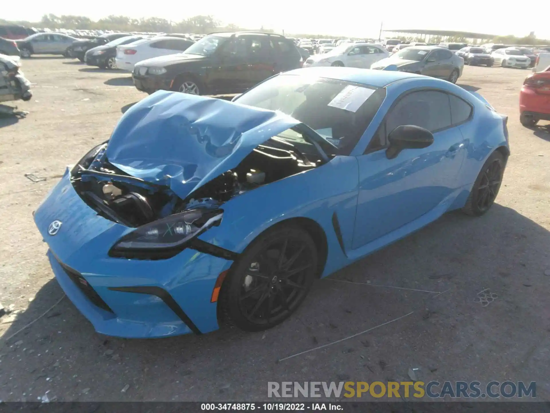 2 Photograph of a damaged car JF1ZNBF10P8751007 TOYOTA GR86 2023